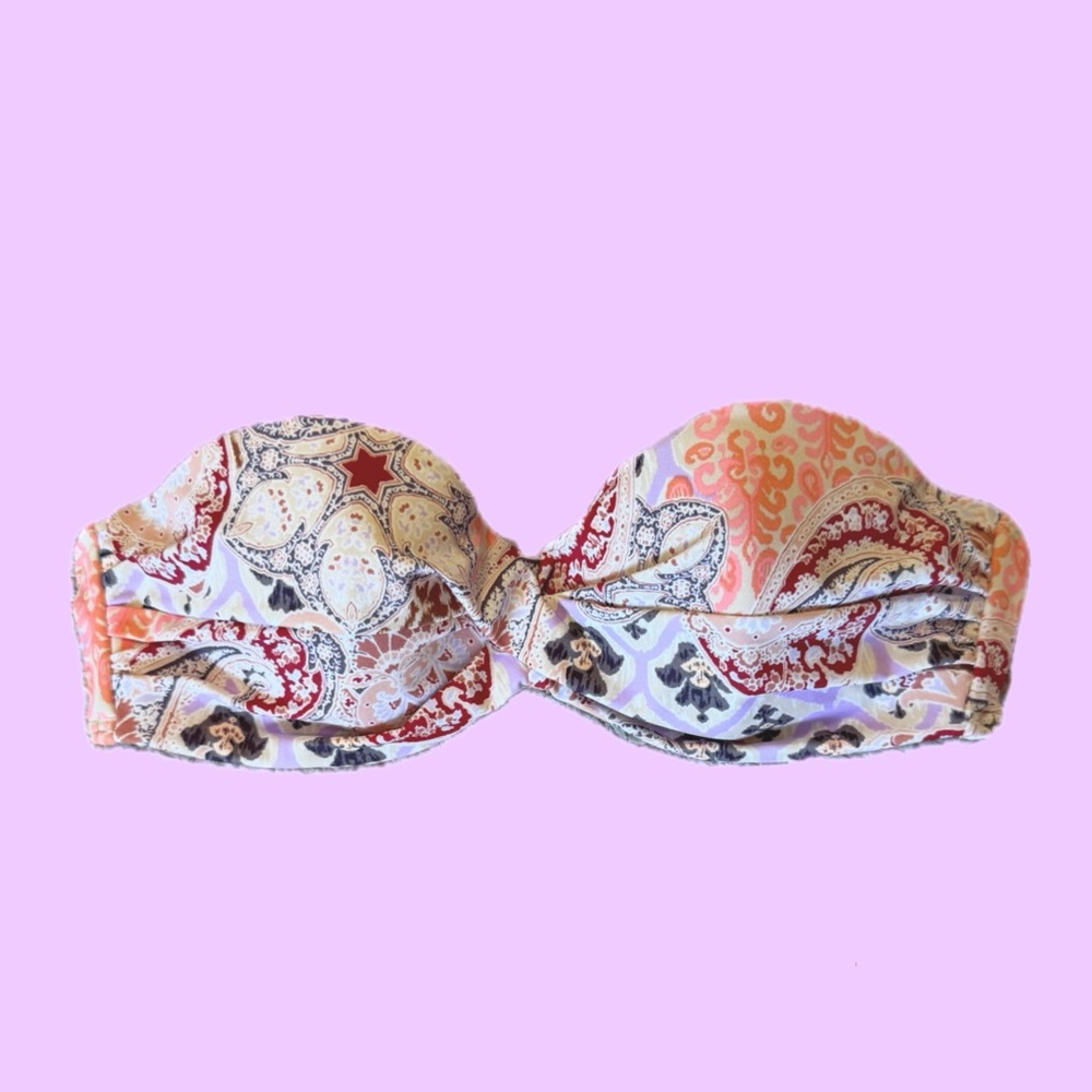 *3 for $9* Paisley Bikini Top Halter or Strapless